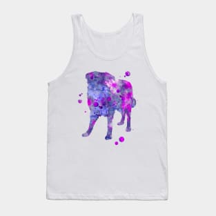 English Shepherd Dog Watercolor Painting Tank Top